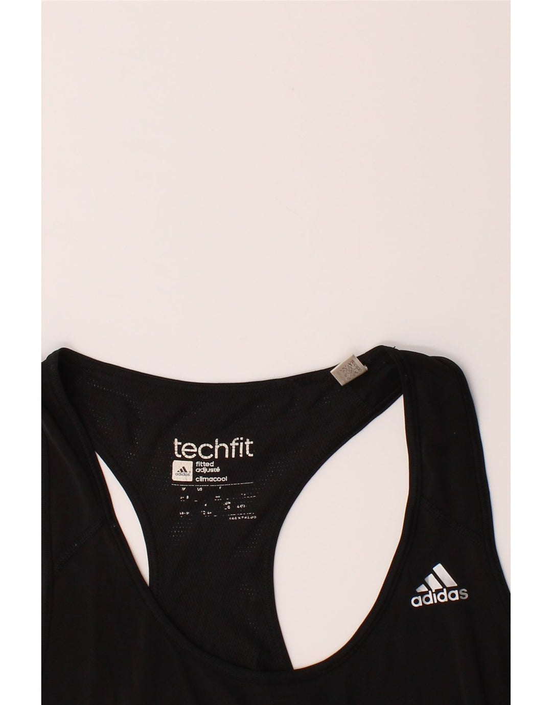ADIDAS Womens Climacool Vest Top UK 4/6 XS Black Polyester Vintage Adidas and Second-Hand Adidas from Messina Hembry 