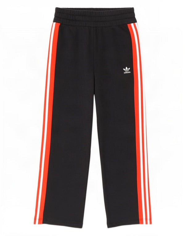 Женские спортивные брюки Adidas UK 10, маленькие черные, хлопковые с цветными блоками