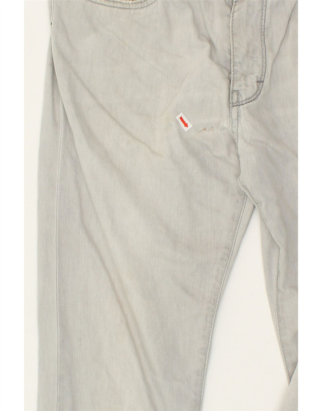 MURPHY & NYE Mens Custom Fit Straight Jeans W31 L27 Grey Cotton Vintage Murphy & Nye and Second-Hand Murphy & Nye from Messina Hembry 
