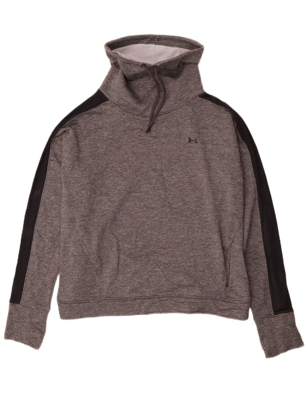 Женский джемпер свободного кроя Under Armour, большой серый полиэстер, Великобритания 16