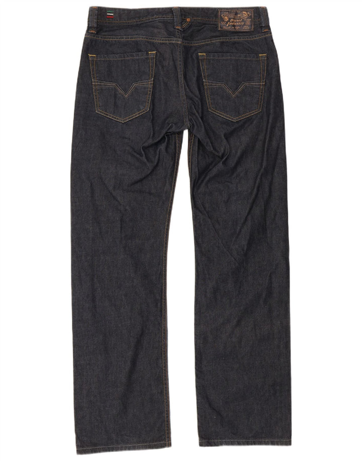 Мужские прямые джинсы DIESEL Larkee Regular Fit W32 L32, темно-синий, хлопок