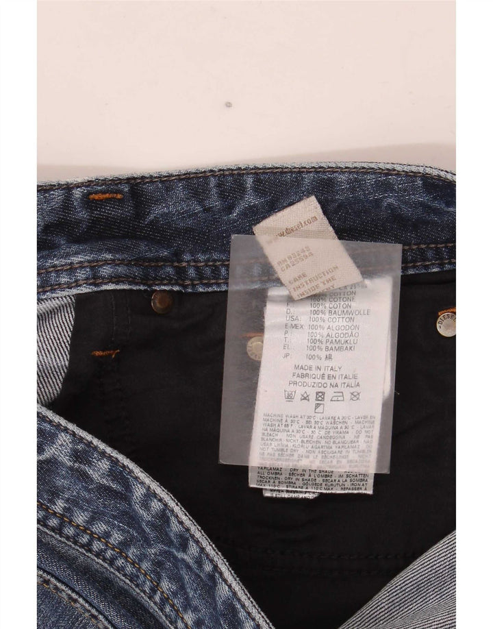 Мужские джинсовые шорты Diesel W34, большие синие, хлопок