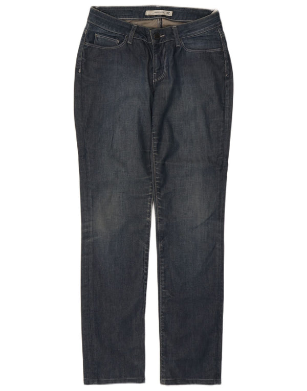 Женские прямые джинсы Zara EU 38, маленькие W28 L30, темно-синий, хлопок