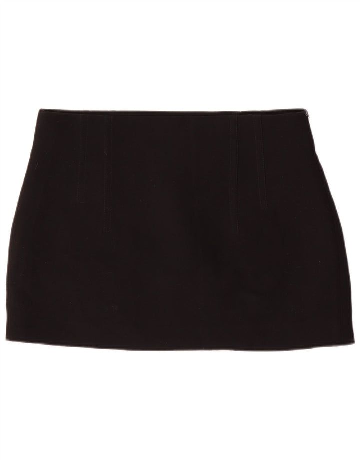 Женская мини-юбка Zara XL W34, черный полиэстер