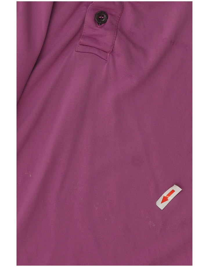 Мужская рубашка-поло Chervo IT 52, большая, фиолетовая, нейлон