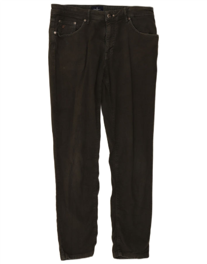 Hackett Мужские узкие повседневные брюки W34 L30 Хаки Хлопок