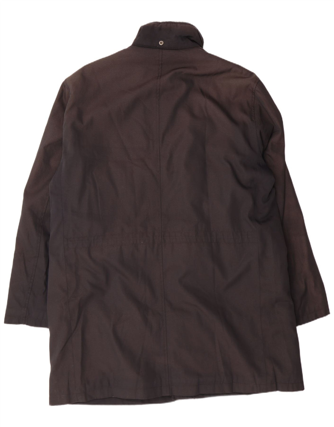 BURBERRY Мужское пальто UK 40 большое черное из полиамида Classic