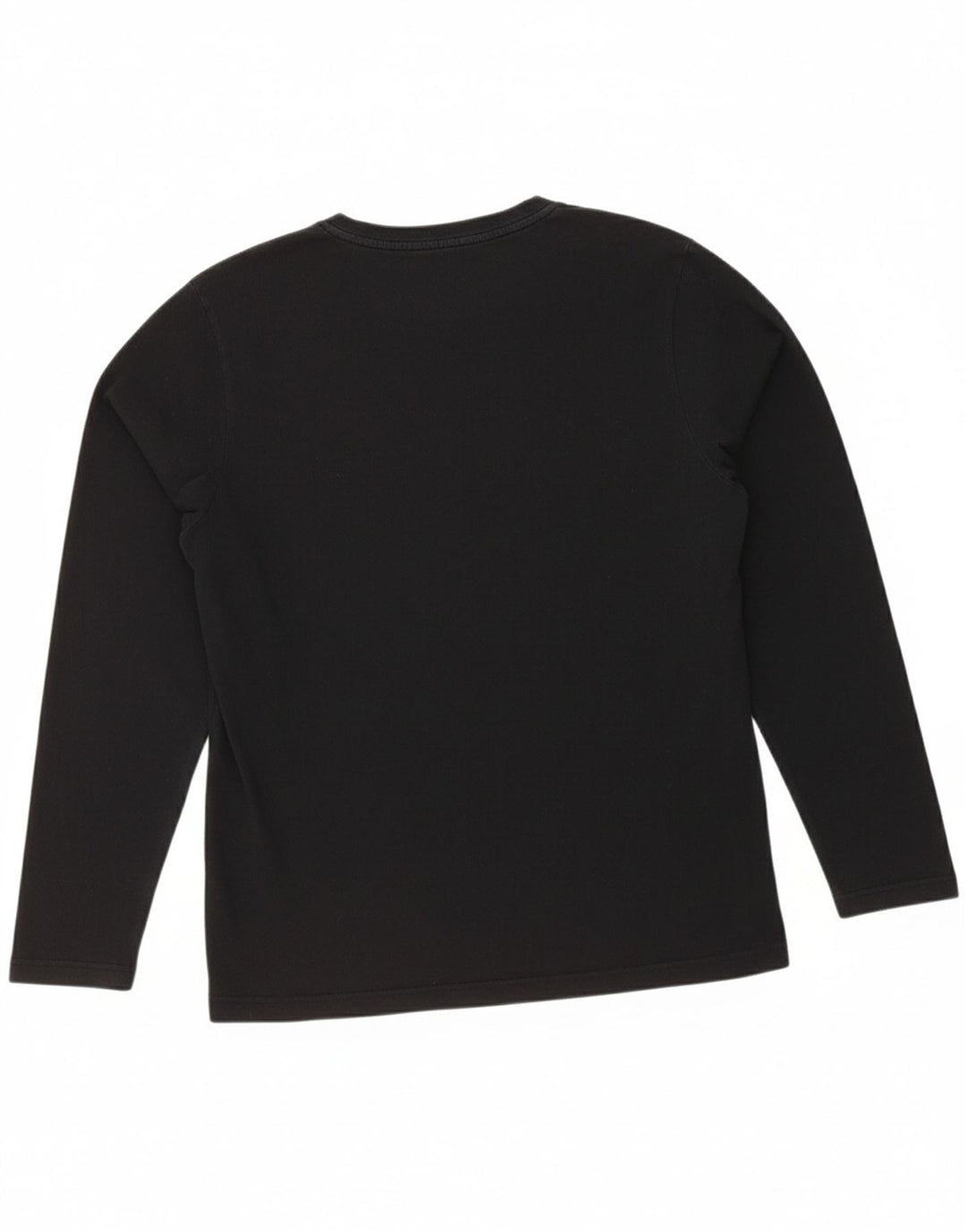 LEVI'S Mens Top Long Sleeve Large Black Cotton