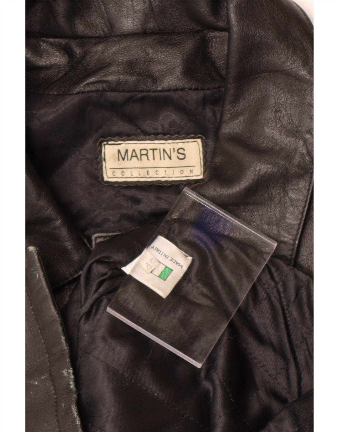 Мужское кожаное пальто Martin's IT 48 Medium Black Leather
