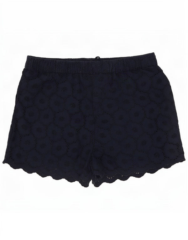 Женские шорты Jack Wills UK 12 Medium W30 Темно-синие хлопковые с цветочным принтом