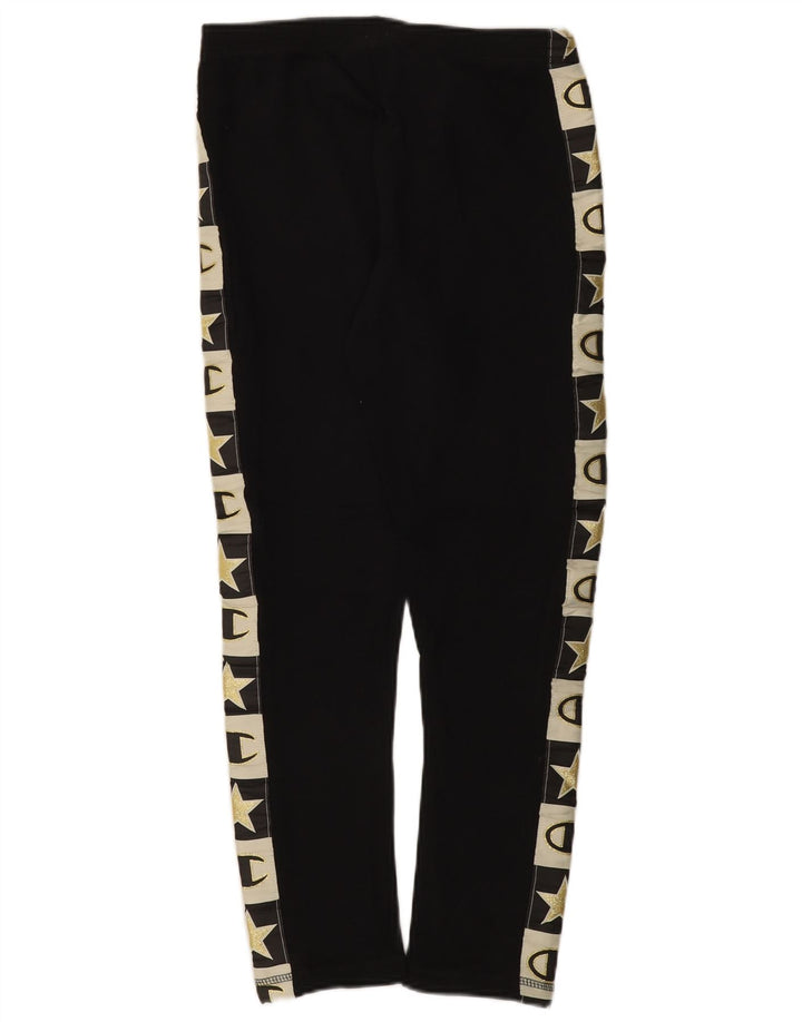 Женские леггинсы с рисунком Champion UK 14, хлопковые, среднего размера, черные