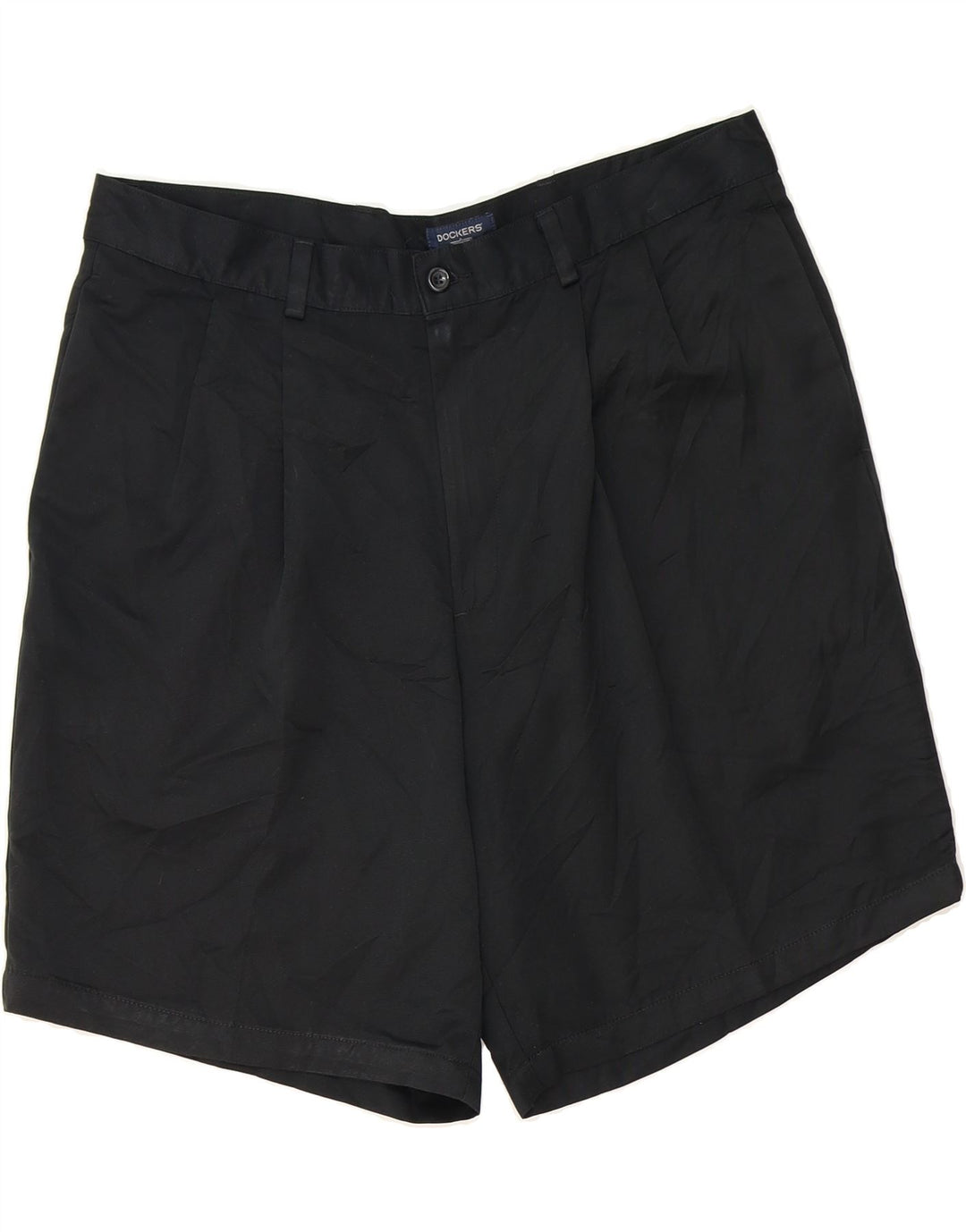 DOCKERS Mens Chino Shorts W36 Large Black Polyester Vintage Dockers and Second-Hand Dockers from Messina Hembry 