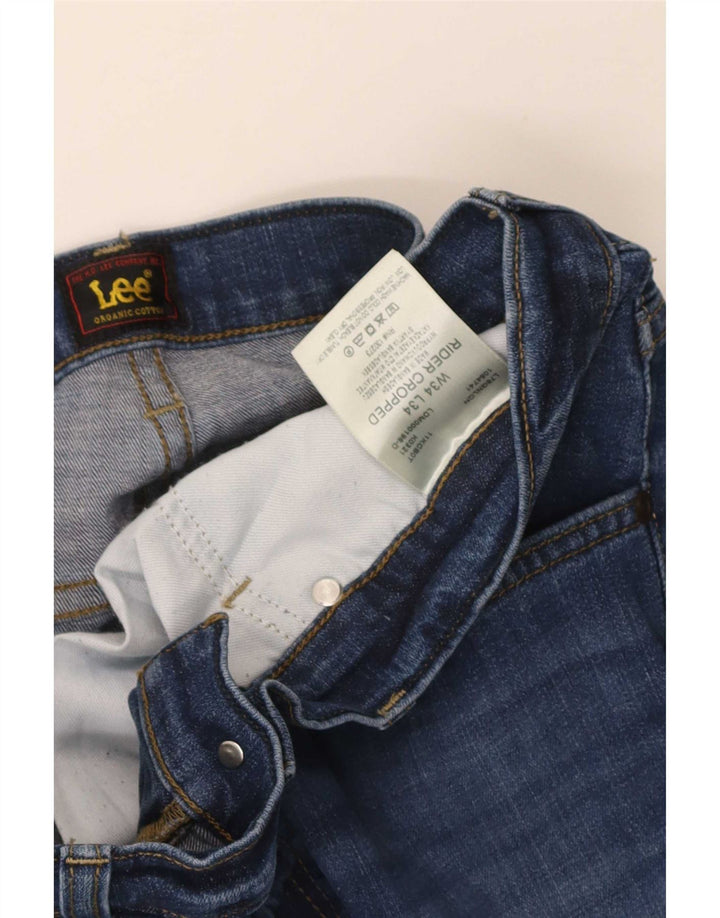 Мужские джинсы Lee Rider Slim W34 L30, синий хлопок