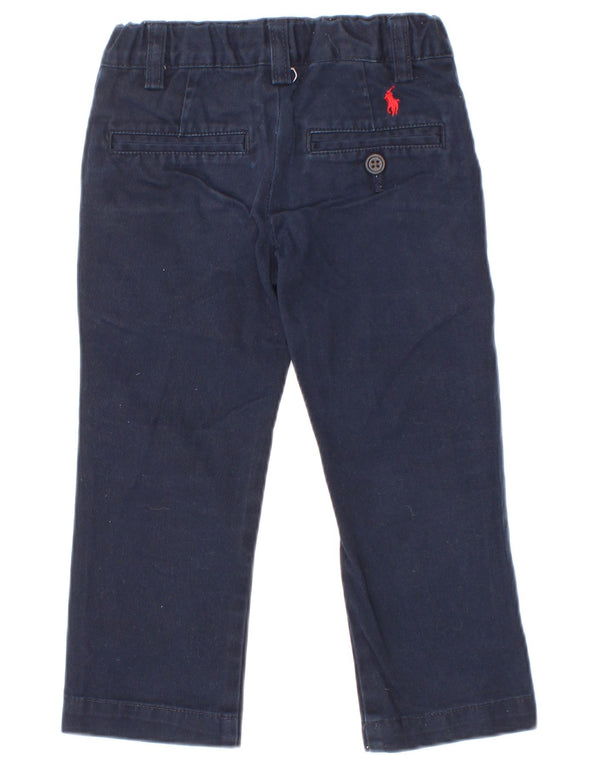Брюки-чиносы Polo Ralph Lauren для маленьких мальчиков 18-24 месяцев W20 L14 Темно-синие