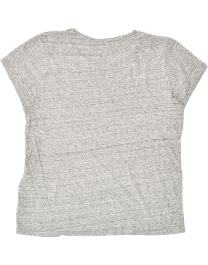 LEVI'S Womens Graphic T-Shirt Top UK 16 Large Grey Cotton | Vintage Levi's | Thrift | Second-Hand Levi's | Used Clothing | Messina Hembry 
