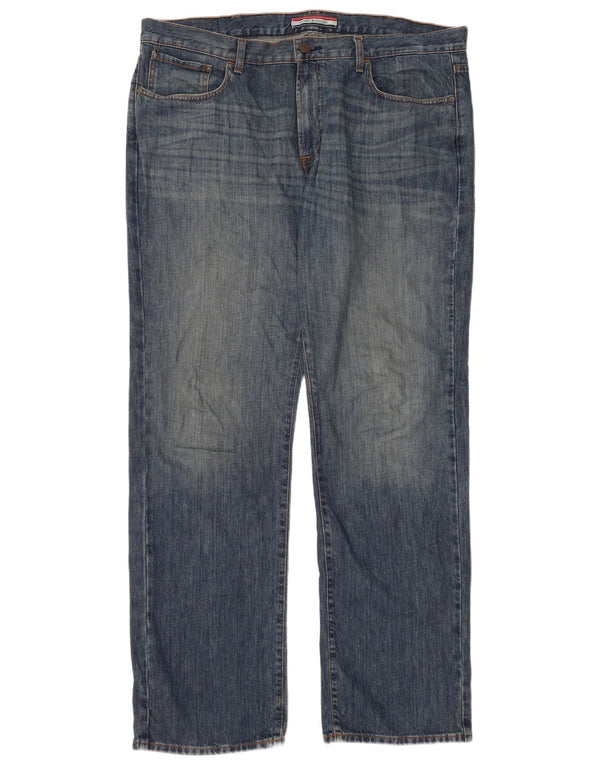 Мужские прямые джинсы Tommy Hilfiger W40 L34 синие, хлопок