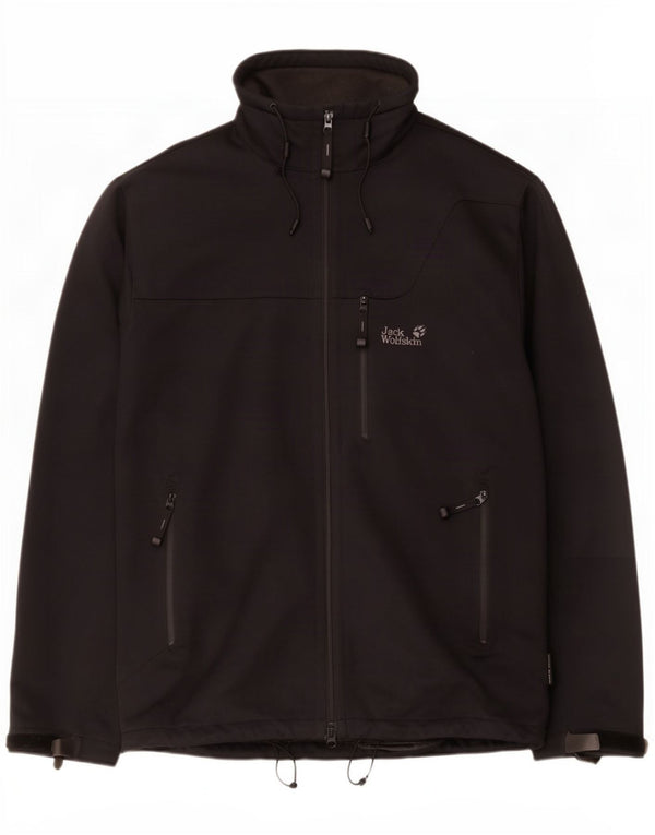 Мужская ветровка Jack Wolfskin UK 48 2XL, черный полиэстер
