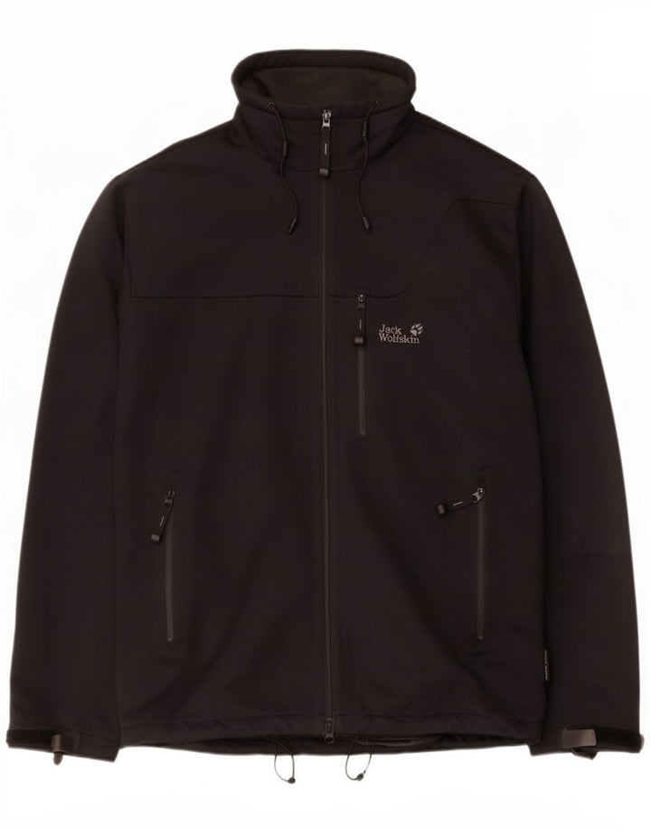 Мужская ветровка Jack Wolfskin UK 48 2XL, черный полиэстер