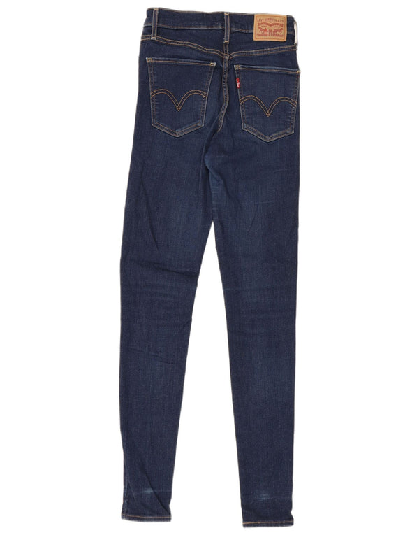 Женские джинсы суперскинни Levi's Mile High W27 L32, темно-синий, хлопок