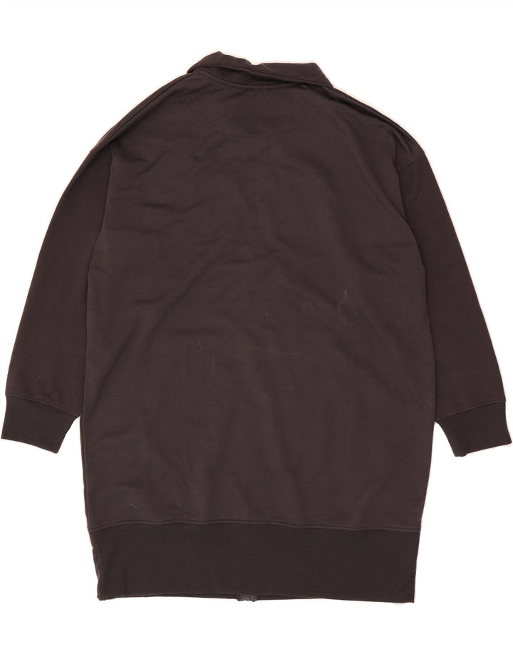 DKNY Womens Longline Oversized Tracksuit Top Jacket UK 16 Large Black Vintage Dkny and Second-Hand Dkny from Messina Hembry 