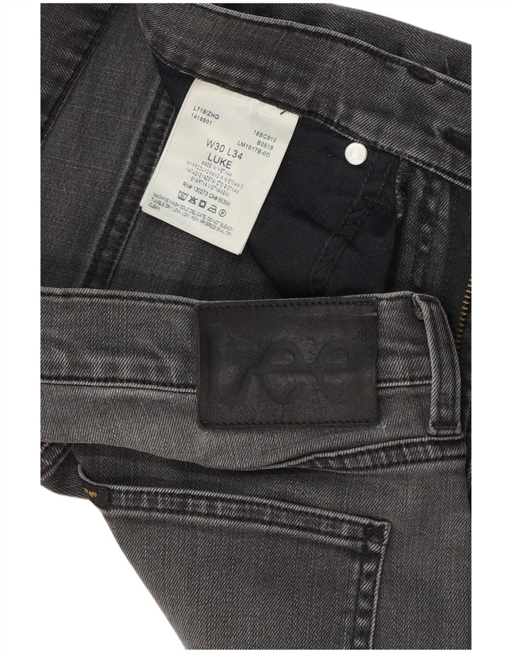 Женские джинсы Lee Luke Slim W30 L34, серый хлопок