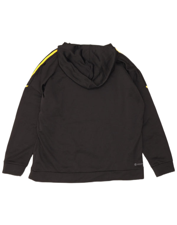 Мужская толстовка с капюшоном Adidas Adidas XL, черный полиэстер