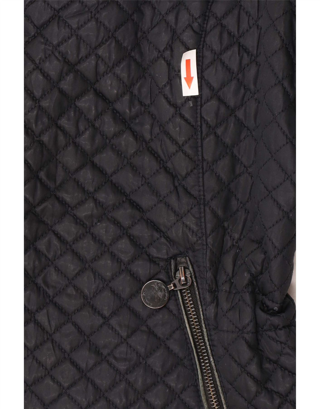 Женский стеганый жилет Massimo Dutti UK 18 XL, черный полиэстер