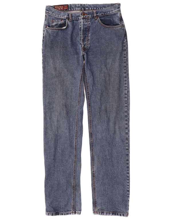 Мужские прямые джинсы MARLBORO CLASSICS W33 L34 синие, хлопок