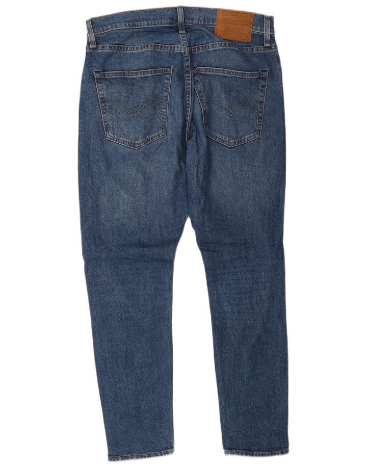 Мужские узкие джинсы Levi's W32 L30 синие, хлопок