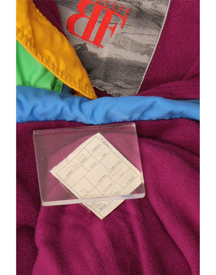 Мужская лыжная куртка BELFE IT 54 2XL синяя, полиэстер с цветными блоками