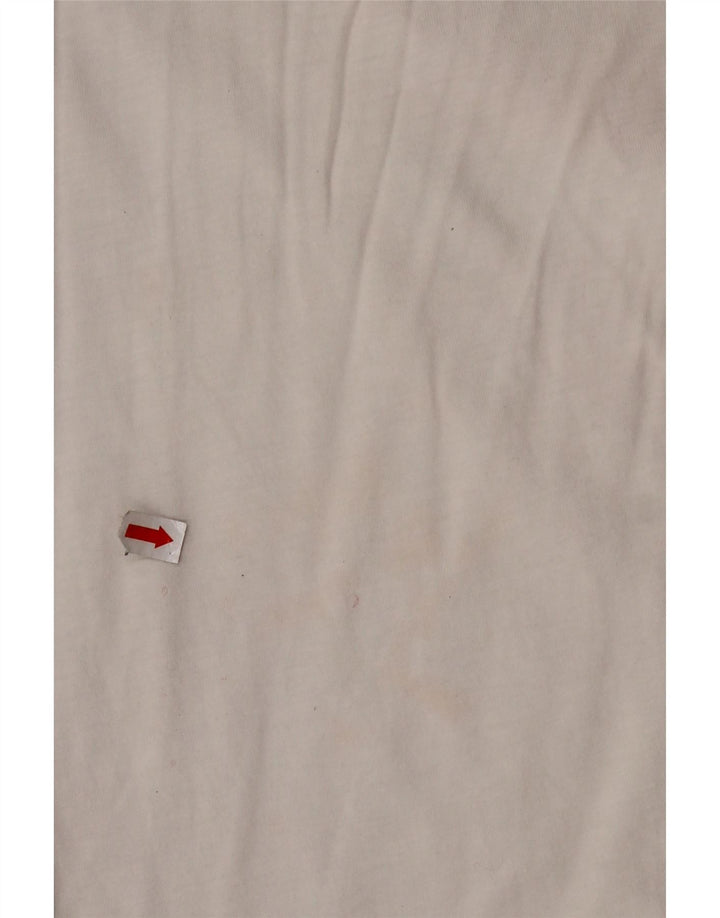 Мужская футболка с рисунком LEVI'S, большой хлопковый топ белого цвета