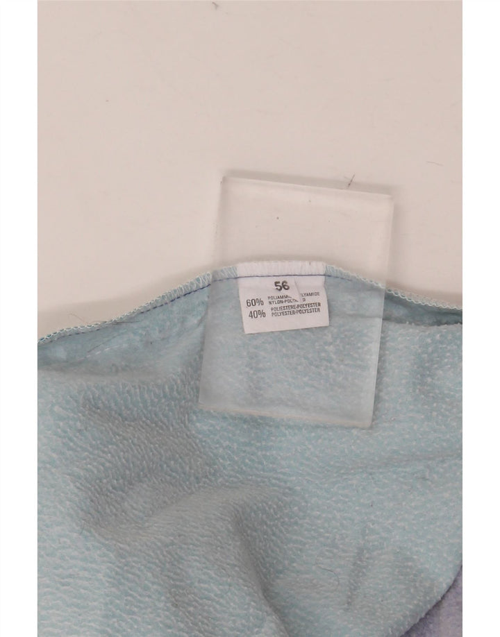 Мужские спортивные брюки ASICS с графическим рисунком, средний синий, полиамид с цветными блоками