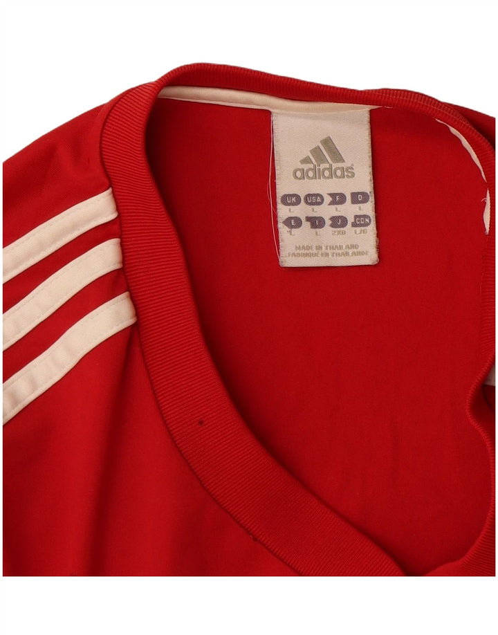 Мужская футболка Adidas Top Large Red из полиэстера