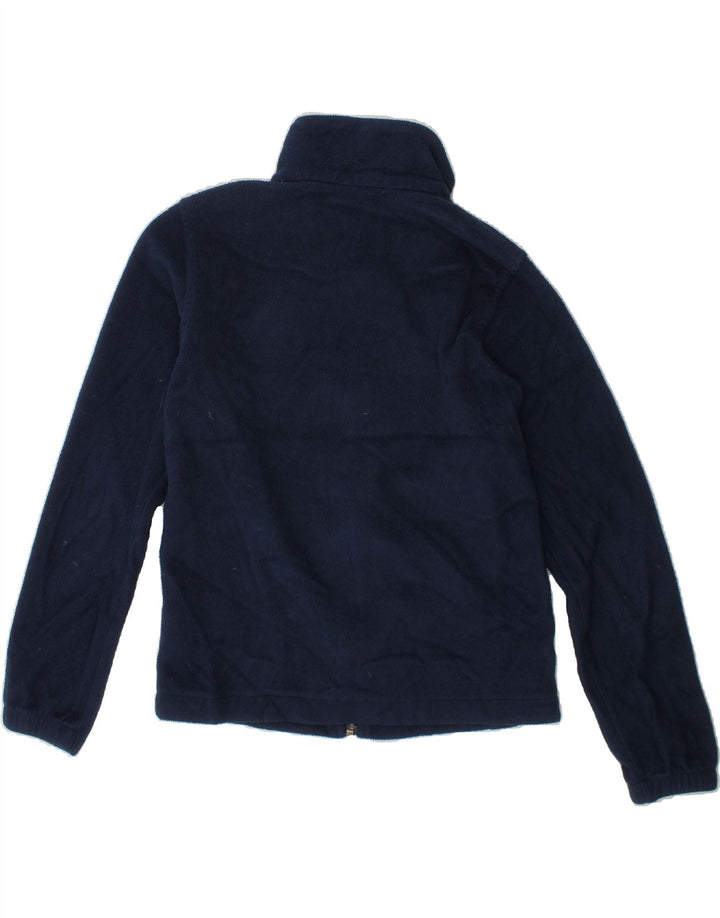 COLUMBIA Boys Fleece Jacket 7-8 Years Navy Blue Polyester Vintage Columbia and Second-Hand Columbia from Messina Hembry 