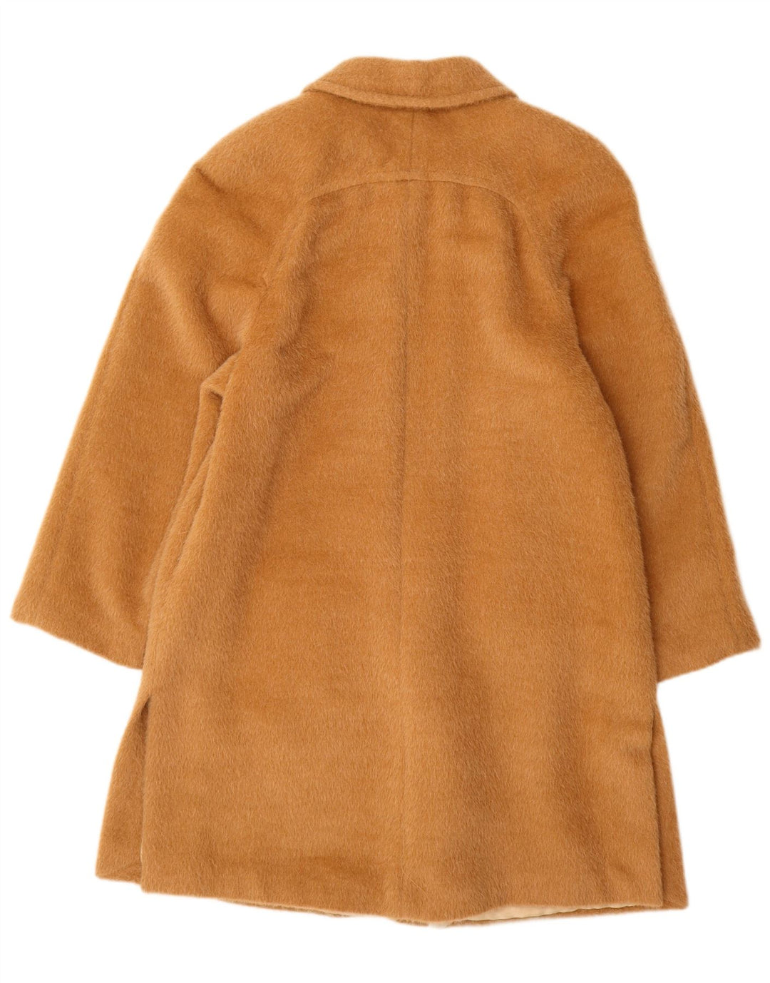 Винтажное женское пальто UK 12, средний бежевый