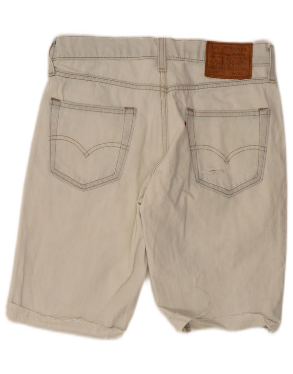 Мужские джинсовые шорты Levi's 511 Slim Fit W29, маленькие синие, хлопок