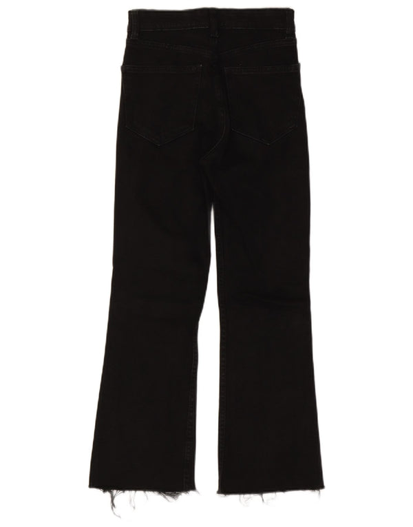 Женские джинсы Bootcut Zara EU 34 2XS W24 L24, черный хлопок