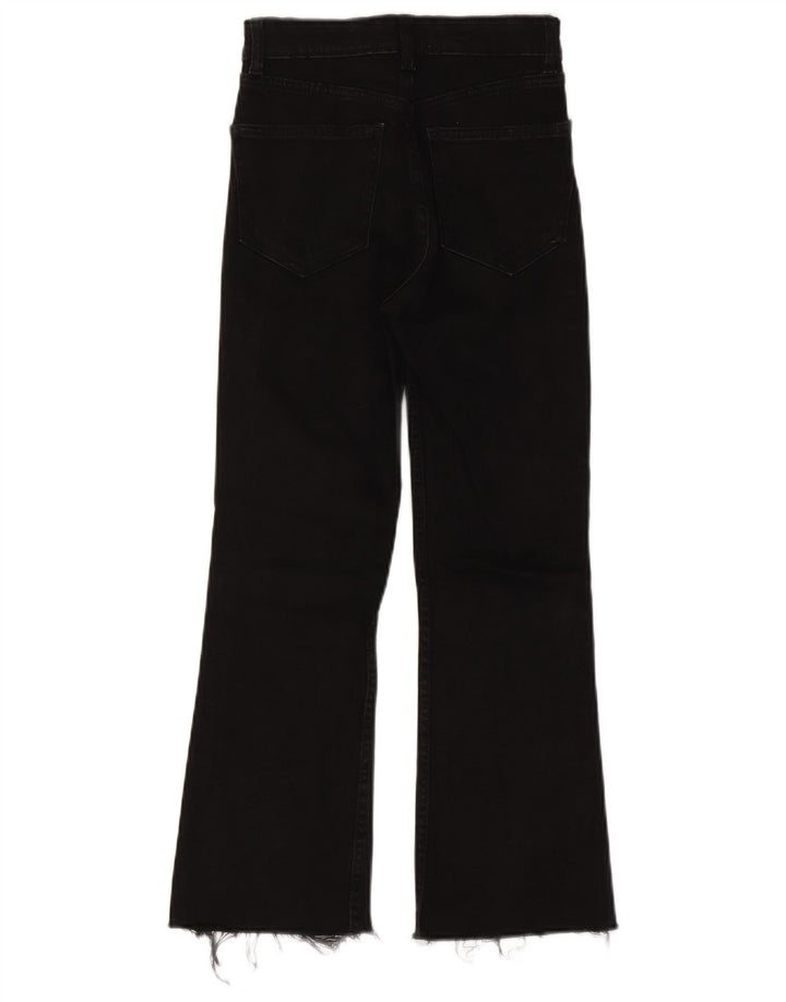 Женские джинсы Bootcut Zara EU 34 2XS W24 L24, черный хлопок