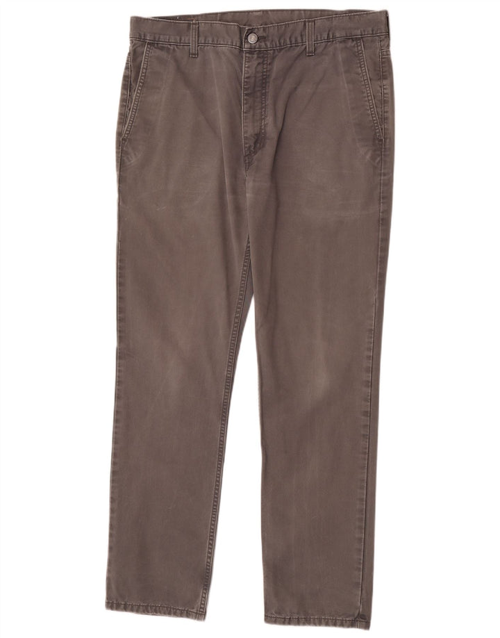 Мужские прямые джинсы Levi's 751 W36 L32 серые, хлопок