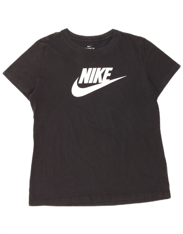 Женская футболка с рисунком NIKE UK 16, большая черная