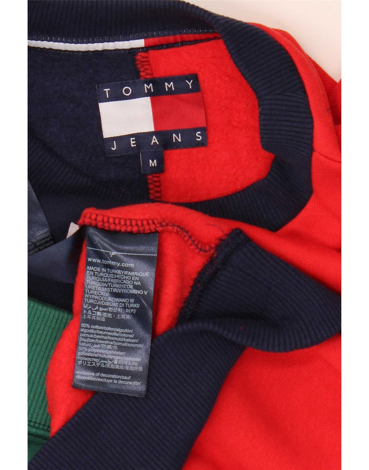 Мужской свитшот Tommy Hilfiger, средний разноцветный с цветными блоками