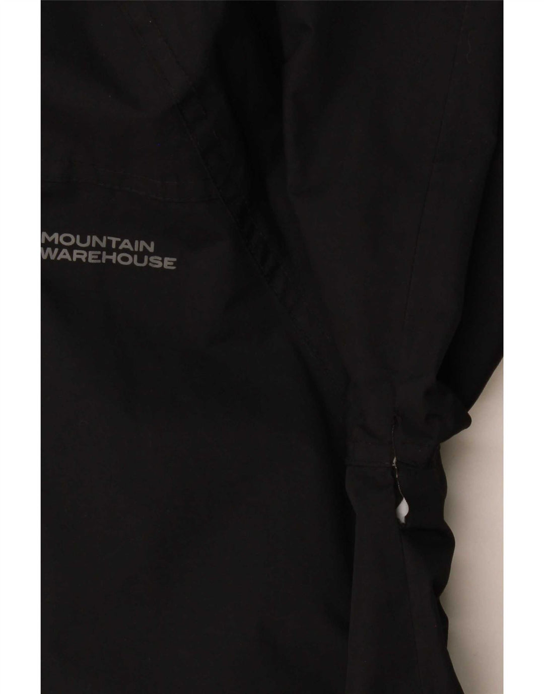 Мужская дождевик с капюшоном Mountain Warehouse UK 36, маленький черный полиэстер