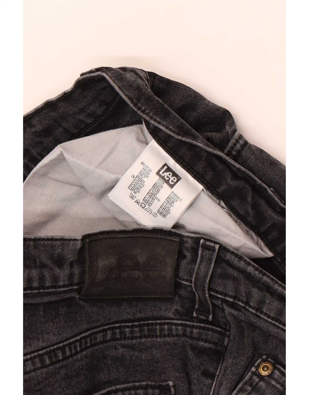 Мужские прямые джинсы Lee Brooklyn W36 L36, черный хлопок