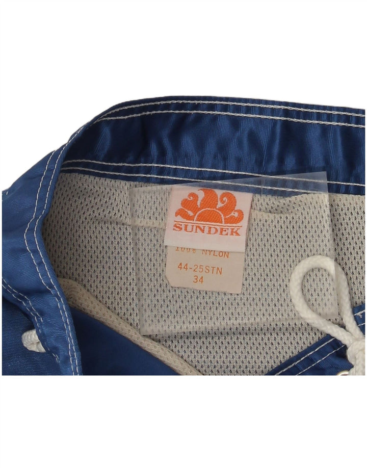 Мужские шорты для плавания Sundek, нейлон, большая синяя полоска