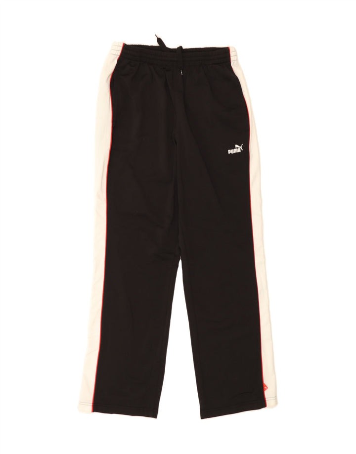 PUMA Mens Tracksuit Trousers Medium  Black Colourblock Vintage Puma and Second-Hand Puma from Messina Hembry 