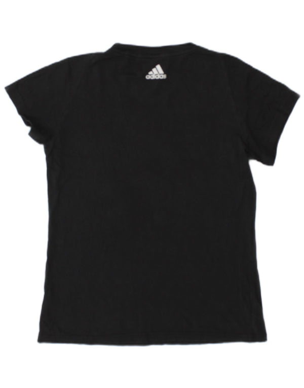 Adidas Womens Graphic T-Shirt Top UK 12/14 Medium Grey