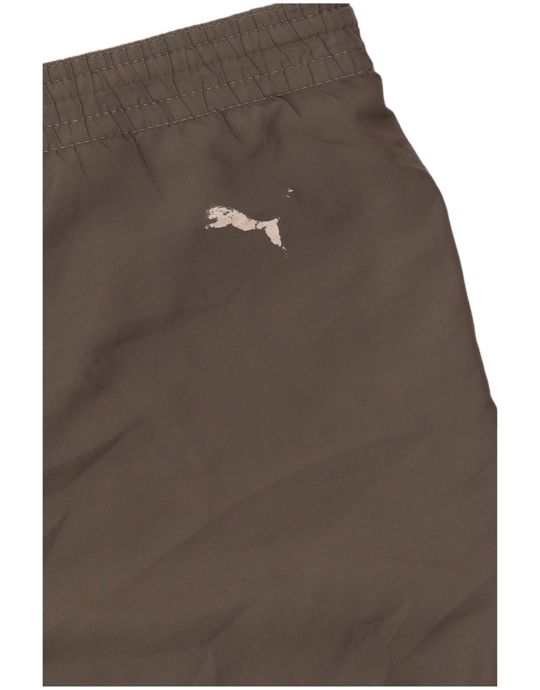 Мужские спортивные шорты с рисунком Puma, большие серые, полиэстер