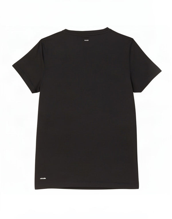 Женская футболка Adidas Top UK 12/14, средний черный полиэстер