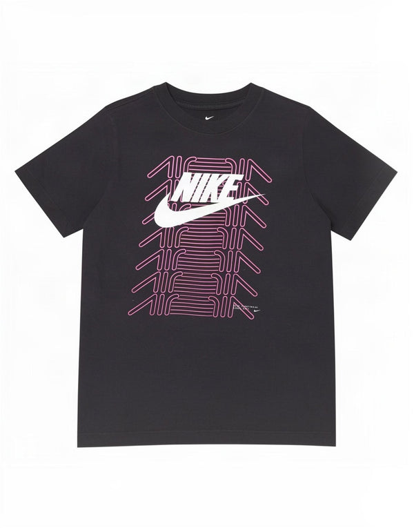 Футболка с рисунком Nike для мальчиков, 12–13 лет, большая, черная