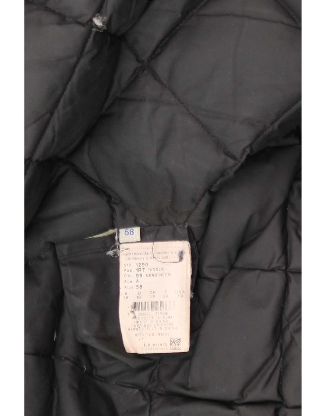 Colmar Мужское стеганое пальто с капюшоном IT 58 XL Черный Полиэстер